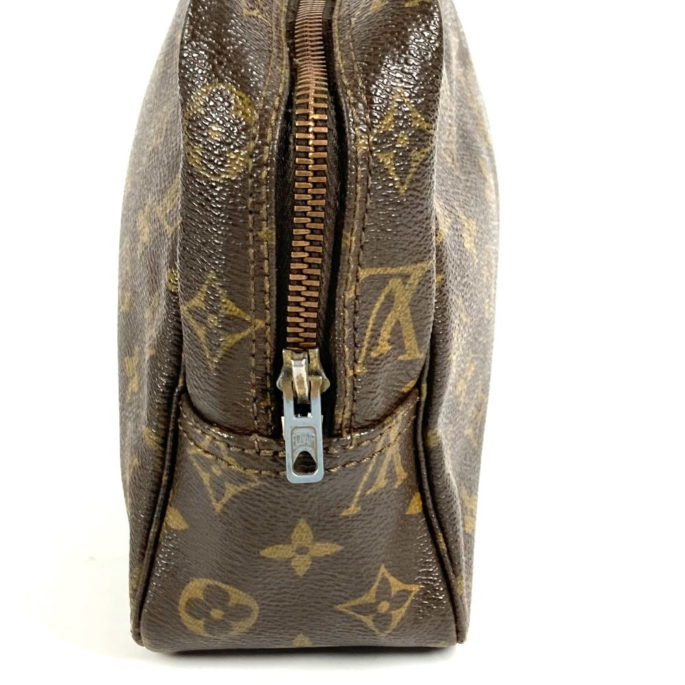 LOUIS VUITTON M47522 Monogram True Toilet 28 Makeup Pouch, Clutch Bag, Second Bag, Cosmetic Pouch, Monogram Canvas, Unisex, Brown