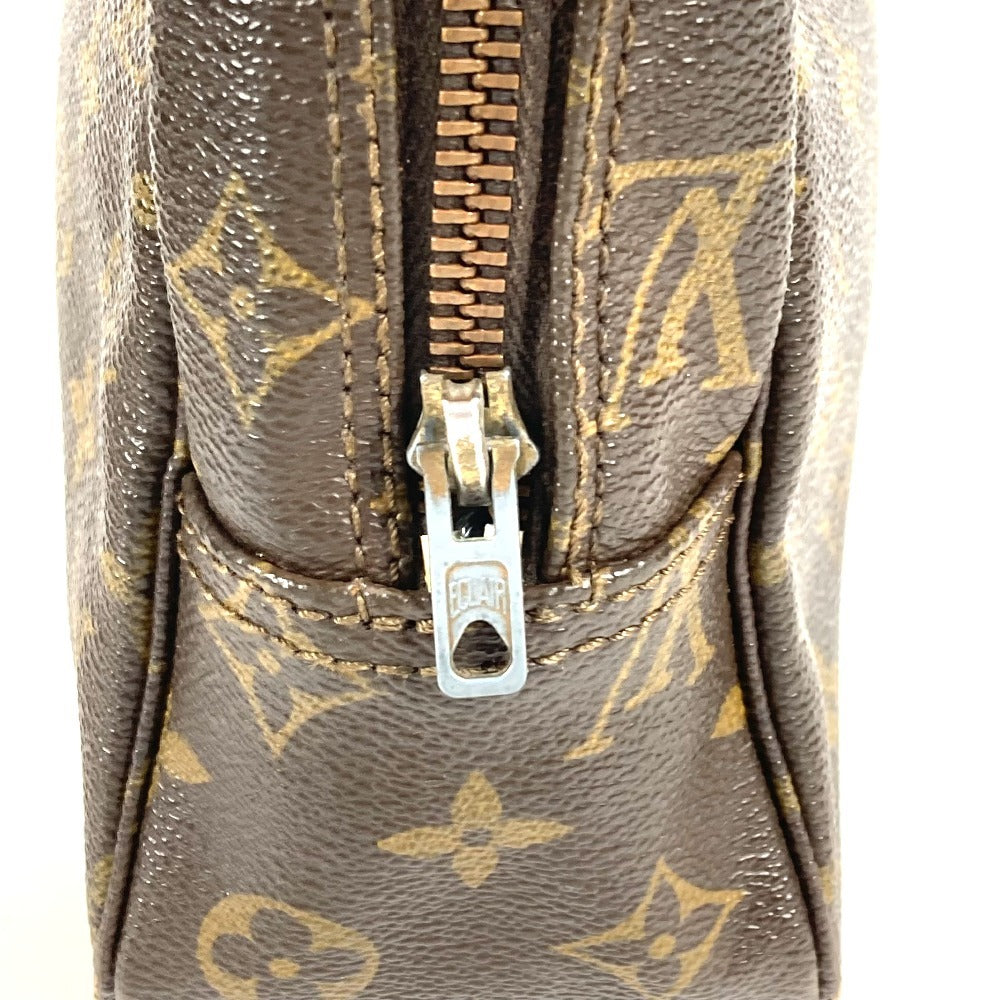LOUIS VUITTON M47522 Monogram True Toilet 28 Makeup Pouch, Clutch Bag, Second Bag, Cosmetic Pouch, Monogram Canvas, Unisex, Brown