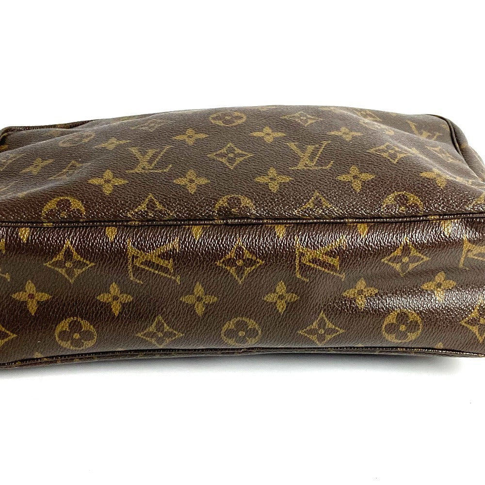 LOUIS VUITTON M47522 Monogram True Toilet 28 Makeup Pouch, Clutch Bag, Second Bag, Cosmetic Pouch, Monogram Canvas, Unisex, Brown