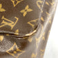 LOUIS VUITTON M47522 Monogram True Toilet 28 Makeup Pouch, Clutch Bag, Second Bag, Cosmetic Pouch, Monogram Canvas, Unisex, Brown