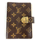 LOUIS VUITTON R21013 Monogram Agenda PM Agenda Koala System Planner Cover in Monogram Canvas, Unisex, Brown