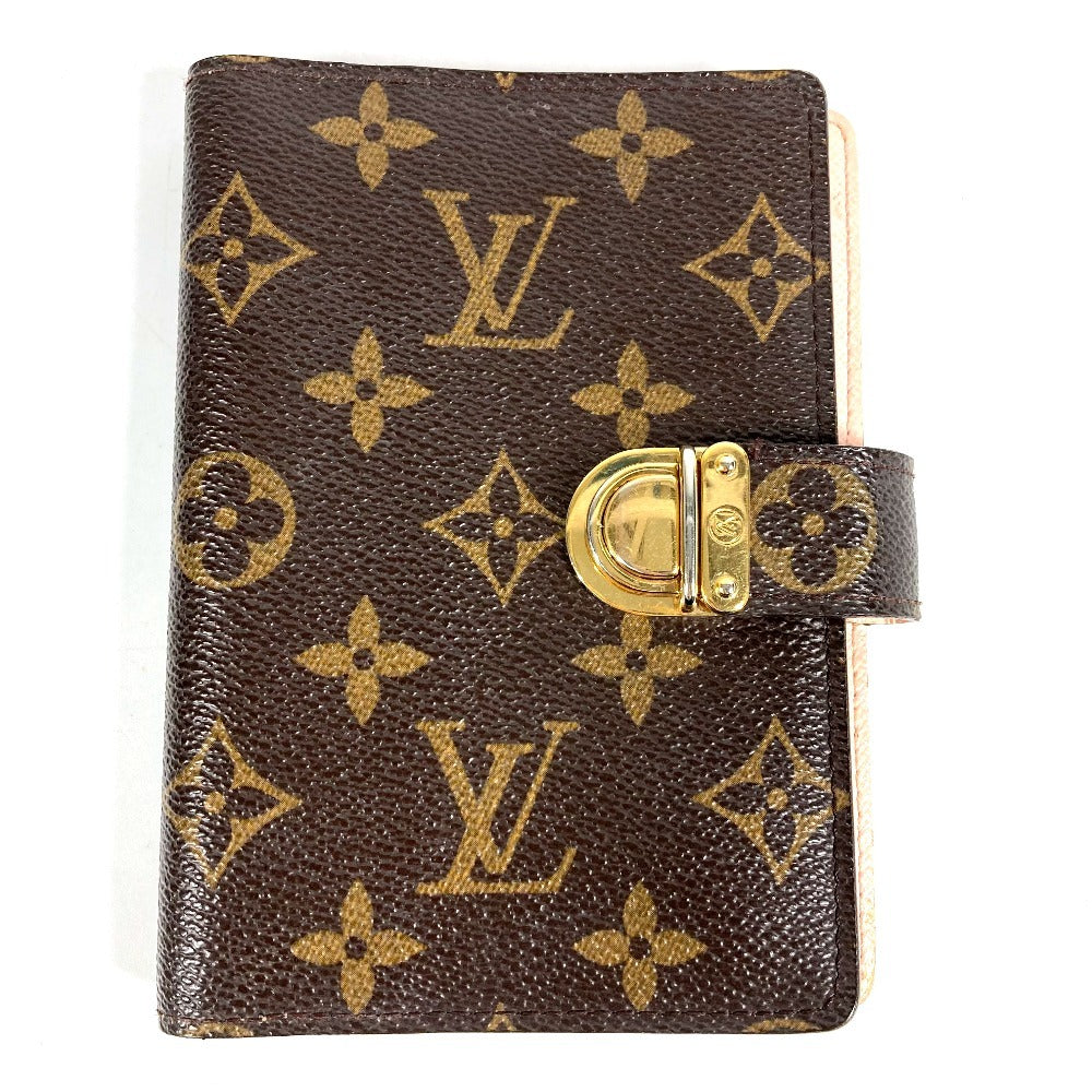LOUIS VUITTON R21013 Monogram Agenda PM Agenda Koala System Planner Cover in Monogram Canvas, Unisex, Brown