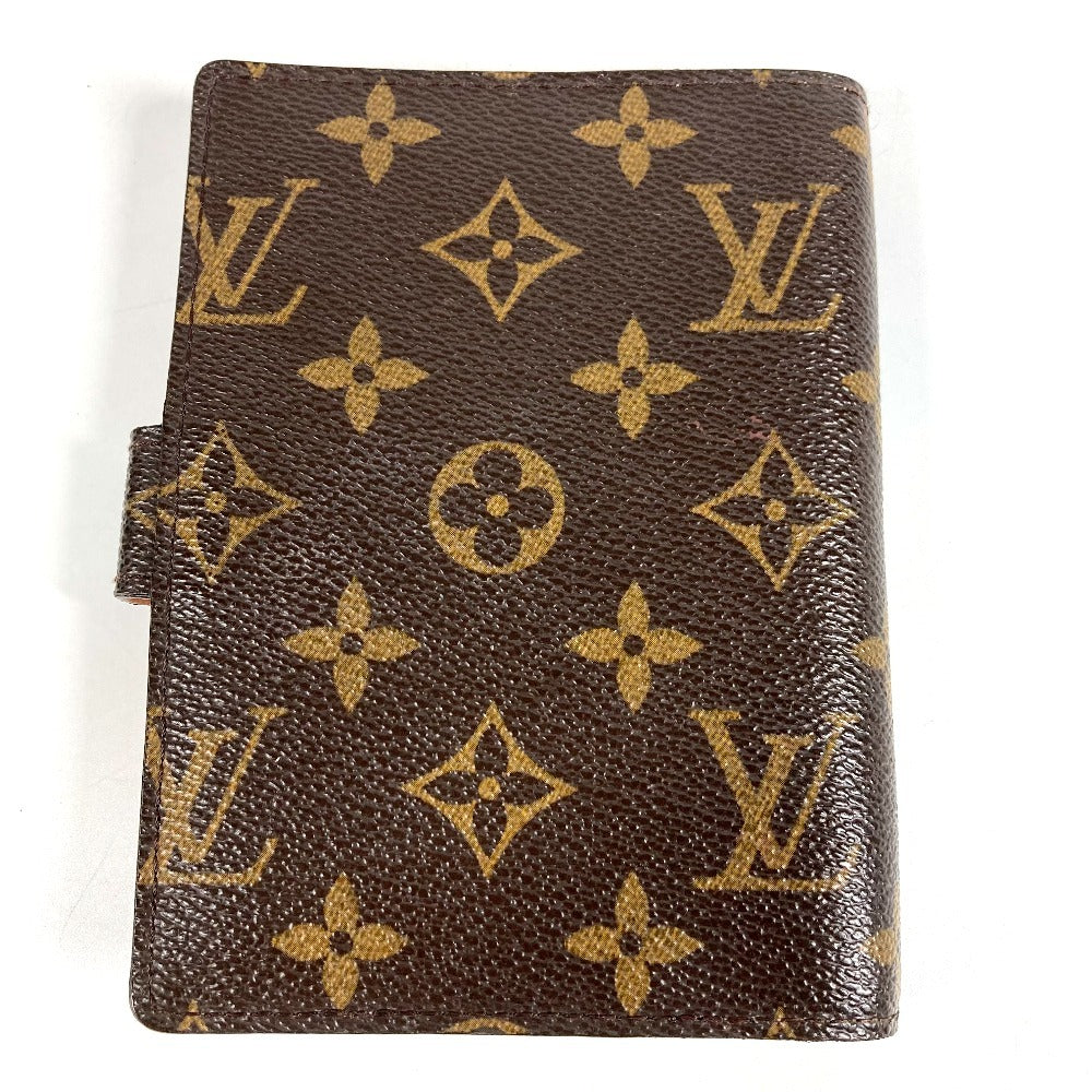 LOUIS VUITTON R21013 Monogram Agenda PM Agenda Koala System Planner Cover in Monogram Canvas, Unisex, Brown