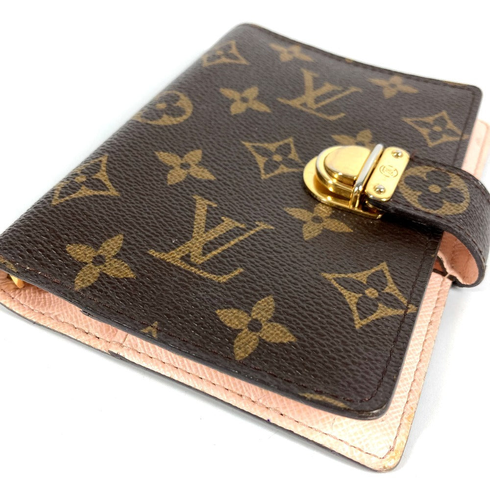 LOUIS VUITTON R21013 Monogram Agenda PM Agenda Koala System Planner Cover in Monogram Canvas, Unisex, Brown