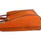 HERMES トートバッグ 縦型 ガーデンファイルPM ガーデンファイル PM カバン ハンドバック バック 2WAYバッグ ショルダーバッグ レザー/キャンバス レディース オレンジ