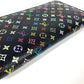 LOUIS VUITTON M60243 Monogram Multicolore Zippy Wallet, Long Wallet with Round Zipper, Monogram Multicolore Canvas, Women's, Noir, Black