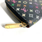 LOUIS VUITTON M60243 Monogram Multicolore Zippy Wallet, Long Wallet with Round Zipper, Monogram Multicolore Canvas, Women's, Noir, Black