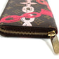 LOUIS VUITTON M41905 Monogram Bay Chain Print Zippy Wallet, Long Wallet with Round Zipper, Monogram Canvas, Women's, Brown