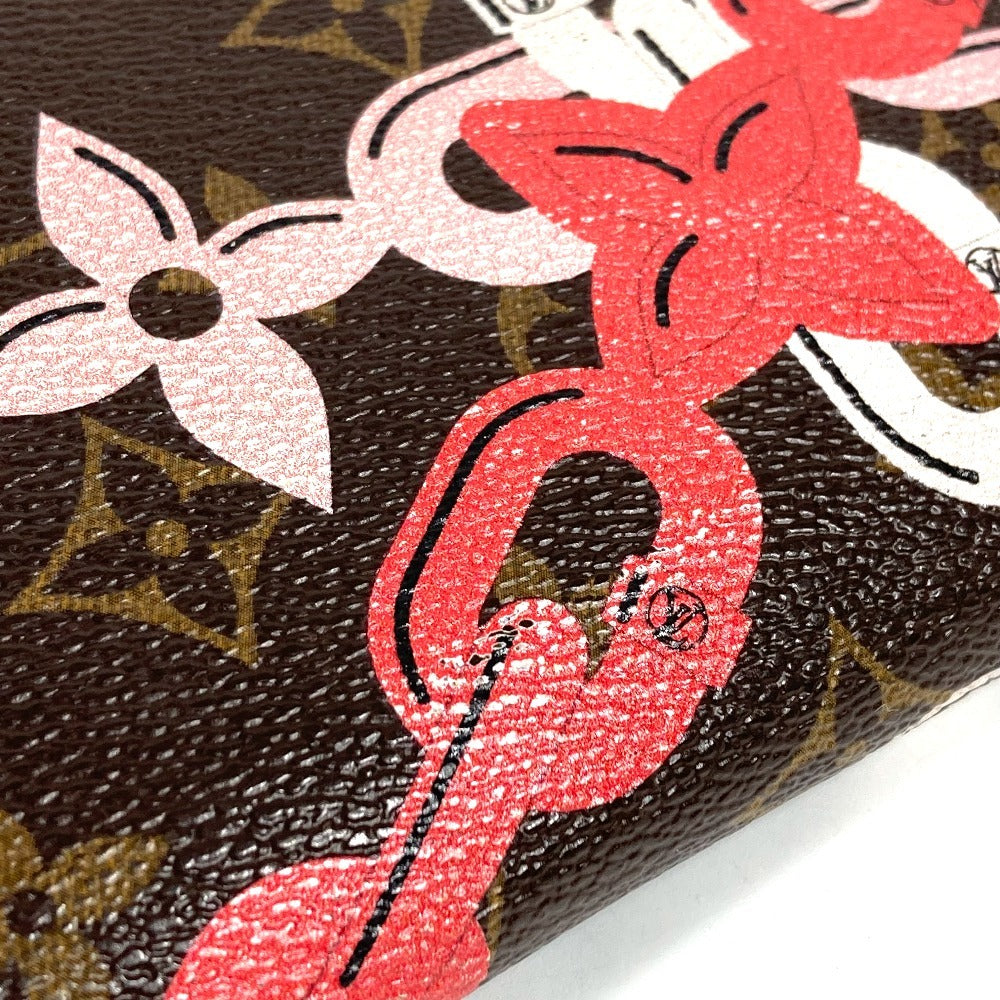 LOUIS VUITTON M41905 Monogram Bay Chain Print Zippy Wallet, Long Wallet with Round Zipper, Monogram Canvas, Women's, Brown