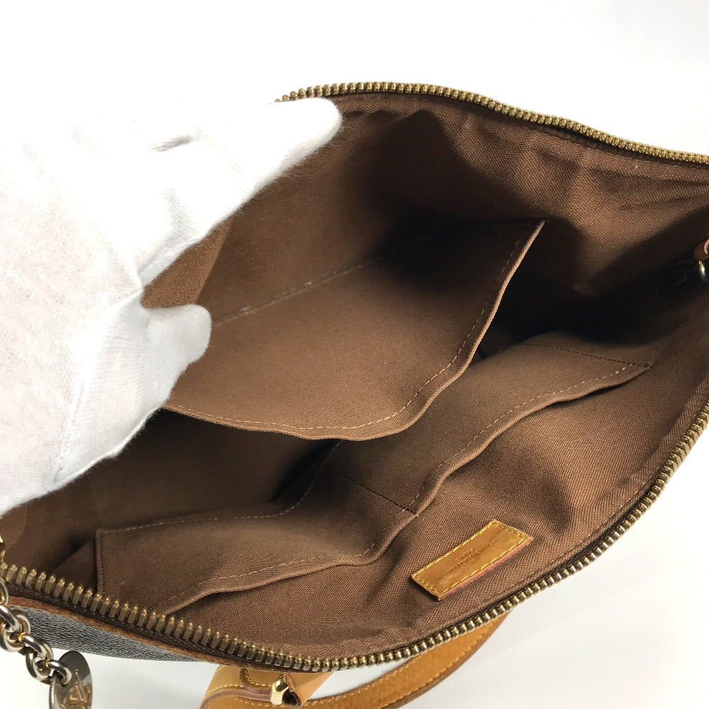 LOUIS VUITTON M40145 Monogram Palermo PM Bag, Handbag/Shoulder Bag, Monogram Canvas, Brown, Unisex