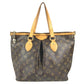 LOUIS VUITTON M40145 Monogram Palermo PM Bag, Handbag/Shoulder Bag, Monogram Canvas, Brown, Unisex