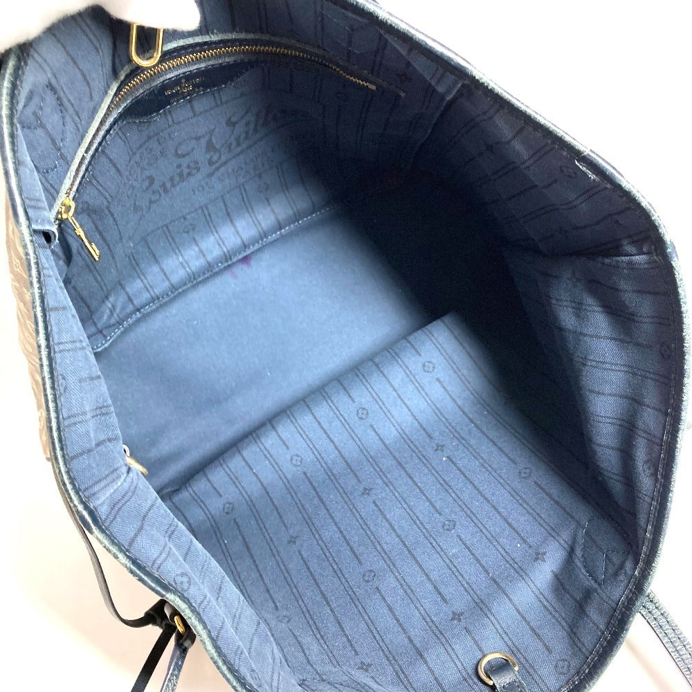 LOUIS VUITTON M40514 Monogram Idylle Neverfull MM Tote Bag, Shoulder Bag, Monogram Idylle, Women's, Navy