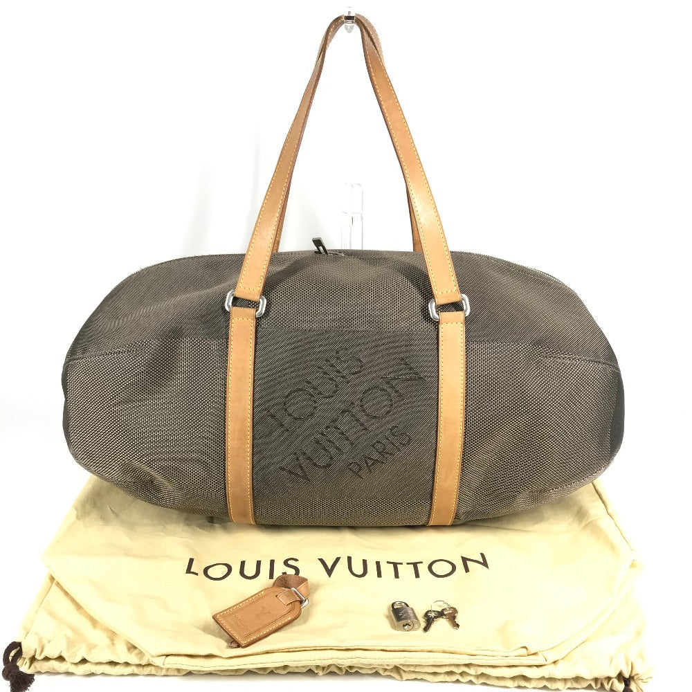 LOUIS VUITTON M93064 ダミエジェアン アカタン ショルダーバッグ 肩掛け カバン トラベルバッグ ボストンバッグ ダミエジェアンキャンバス ユニセックス カーキ