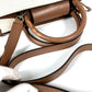 JIMMY CHOO Logo Avenue S Bag, 2-Way Handbag, Tote Bag, Shoulder Bag, Leather/Canvas, Unisex, Beige