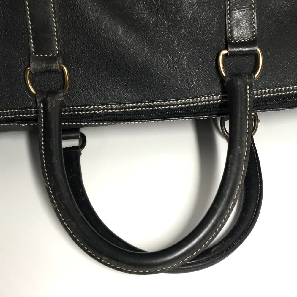 Dior ヴィンテージ ハニカム ロゴ カバン トラベルバッグ 旅行バッグ ボストンバッグ PVC/レザー ユニセックス ブラック