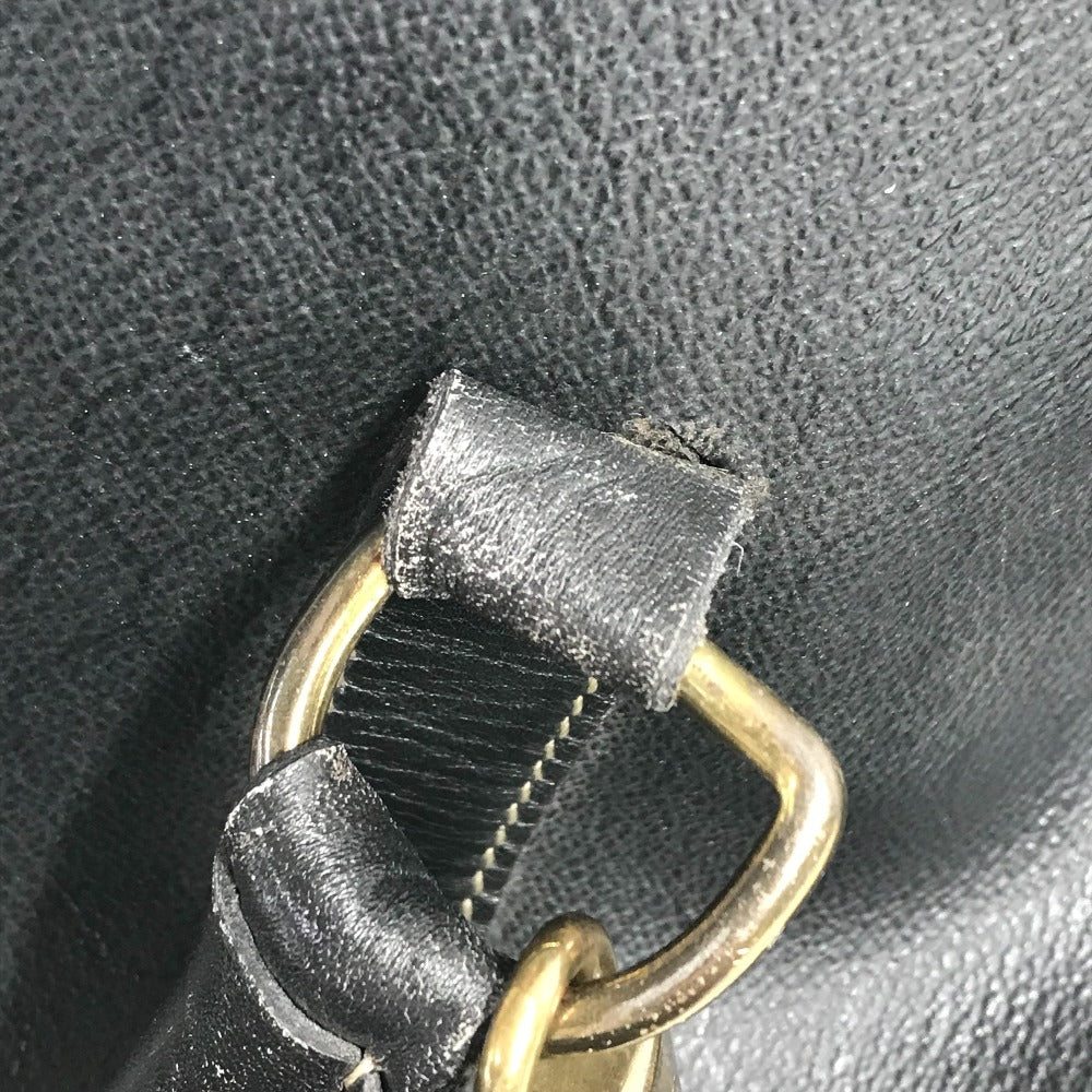 Dior ヴィンテージ ハニカム ロゴ カバン トラベルバッグ 旅行バッグ ボストンバッグ PVC/レザー ユニセックス ブラック