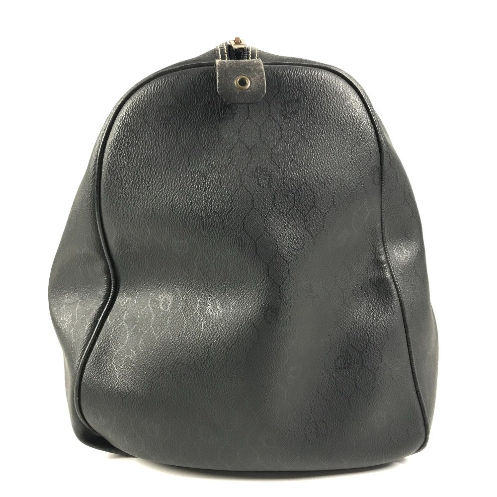 Dior ヴィンテージ ハニカム ロゴ カバン トラベルバッグ 旅行バッグ ボストンバッグ PVC/レザー ユニセックス ブラック