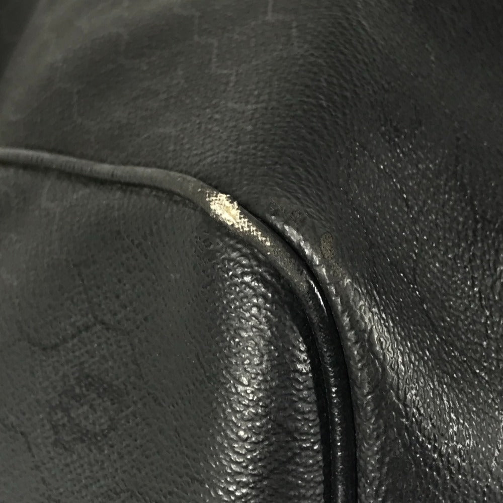 Dior ヴィンテージ ハニカム ロゴ カバン トラベルバッグ 旅行バッグ ボストンバッグ PVC/レザー ユニセックス ブラック