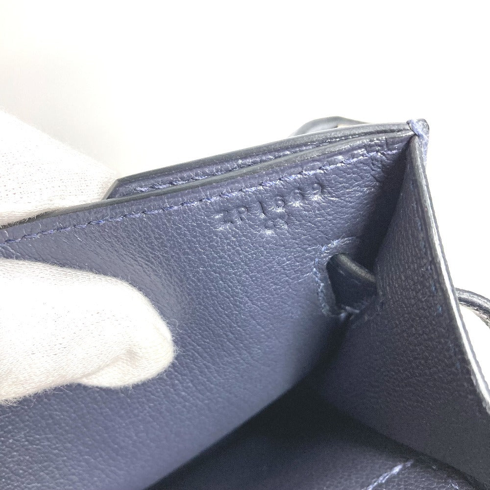 HERMES ケリーデペッシュ25 ケリーデペッシュ 25 セカンドバッグ ポーチ カバン フラップ クラッチバッグ トゴ ユニセックス ネイビー