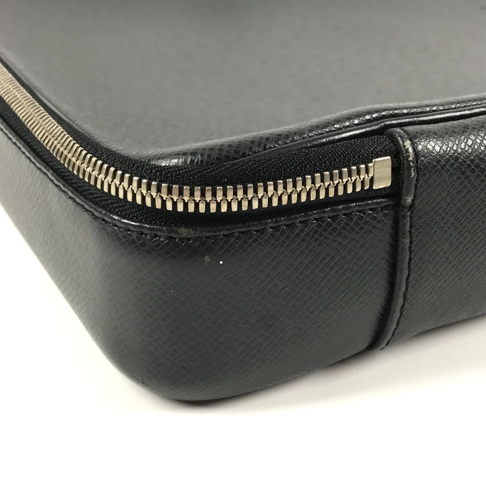 LOUIS VUITTON M30832 タイガ ポルト オルディナトゥール オデッサ コンピューターケース カバン 書類バッグ ビジネスバッグ ハンドバッグ タイガレザー ユニセックス アルドワーズ ブラック