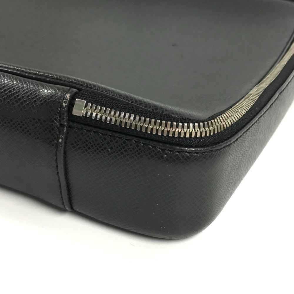 LOUIS VUITTON M30832 タイガ ポルト オルディナトゥール オデッサ コンピューターケース カバン 書類バッグ ビジネスバッグ ハンドバッグ タイガレザー ユニセックス アルドワーズ ブラック