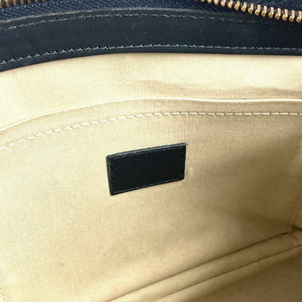 LOUIS VUITTON M92676 Monogram Mini Lucille PM Tote Bag, Shoulder Bag, Handbag, Unisex, Navy