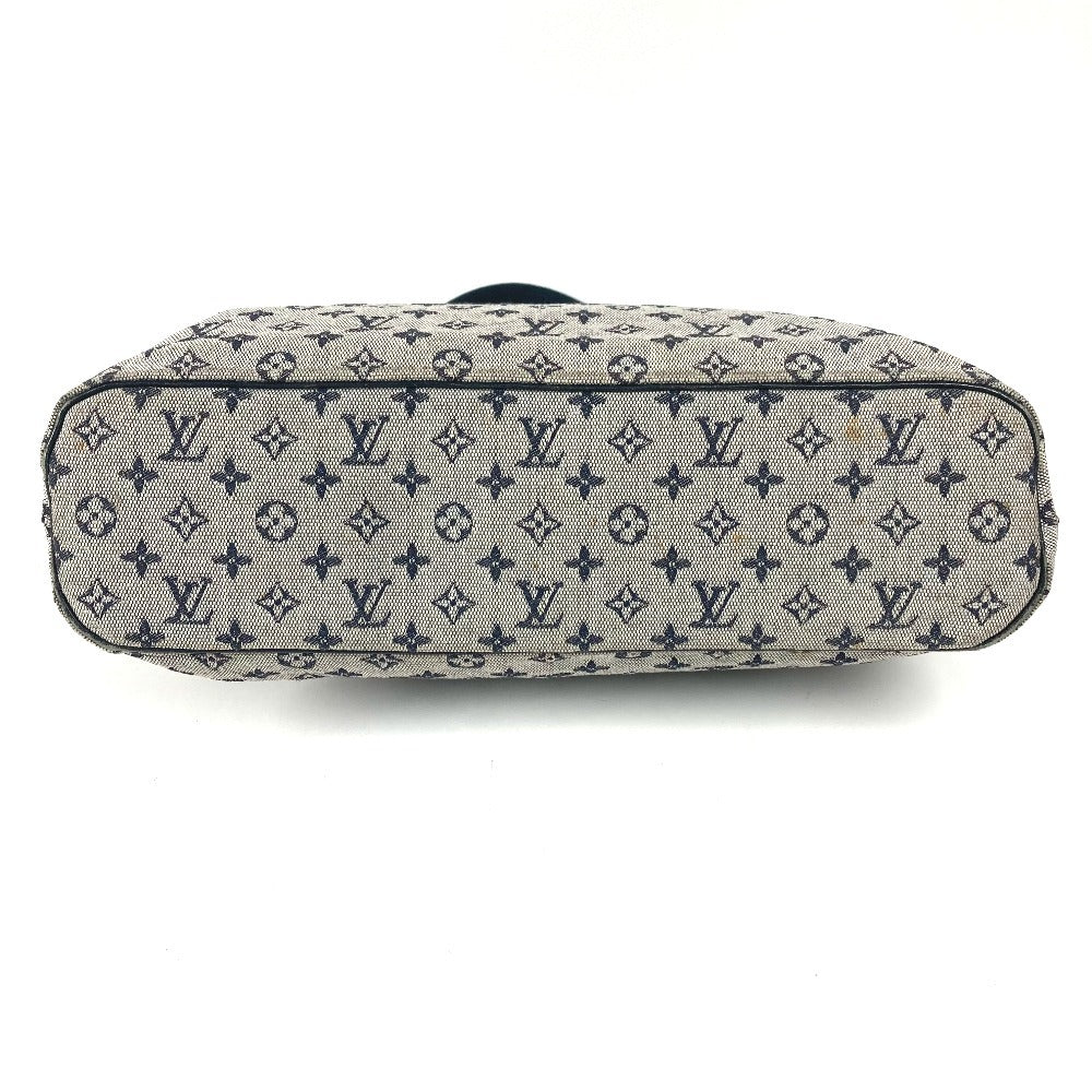 LOUIS VUITTON M92676 Monogram Mini Lucille PM Tote Bag, Shoulder Bag, Handbag, Unisex, Navy