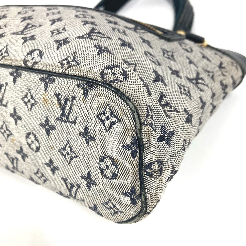 LOUIS VUITTON M92676 Monogram Mini Lucille PM Tote Bag, Shoulder Bag, Handbag, Unisex, Navy