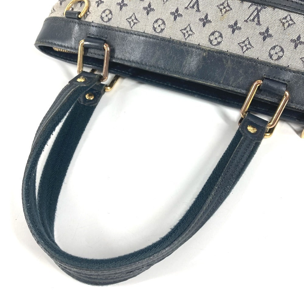 LOUIS VUITTON M92676 Monogram Mini Lucille PM Tote Bag, Shoulder Bag, Handbag, Unisex, Navy