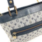 LOUIS VUITTON M92676 Monogram Mini Lucille PM Tote Bag, Shoulder Bag, Handbag, Unisex, Navy