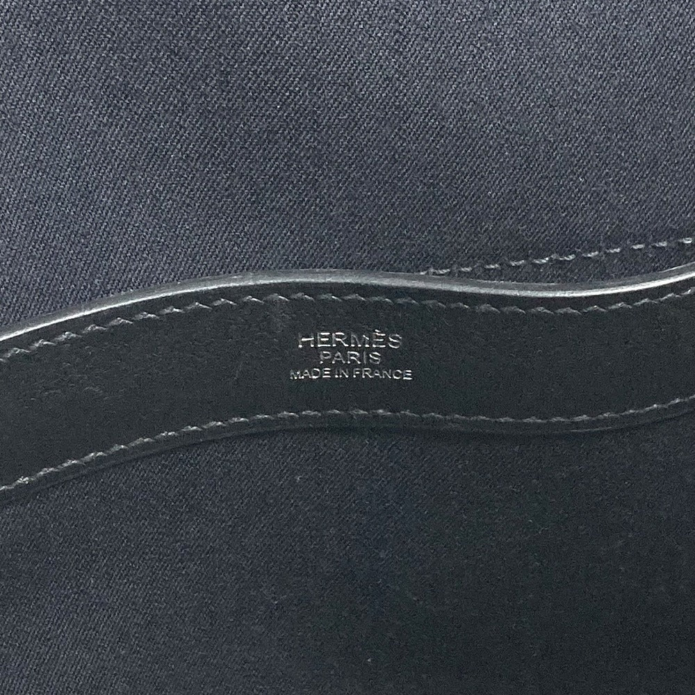 HERMES ブリーフケース ビジネスバッグ 書類バッグ エトリベルトドク　エトリベル　ドク カバン トートバッグ ハンドバッグ キャンバス/レザー ユニセックス ブラック