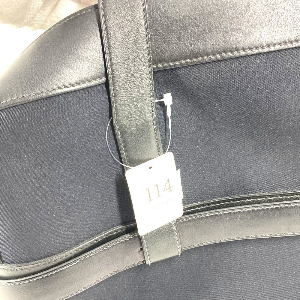 HERMES ブリーフケース ビジネスバッグ 書類バッグ エトリベルトドク　エトリベル　ドク カバン トートバッグ ハンドバッグ キャンバス/レザー ユニセックス ブラック