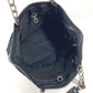 CHANEL CC Coco Mark Logo Tote Bag, Chain Bag, Shoulder Bag, Porcelain Leather, Women's, Black