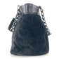 CHANEL CC Coco Mark Logo Tote Bag, Chain Bag, Shoulder Bag, Porcelain Leather, Women's, Black