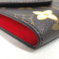 LOUIS VUITTON GI1163 Monogram Notepad Pouch, Stationery Case, Notepad, Notebook Cover, Monogram Canvas, Unisex, Brown