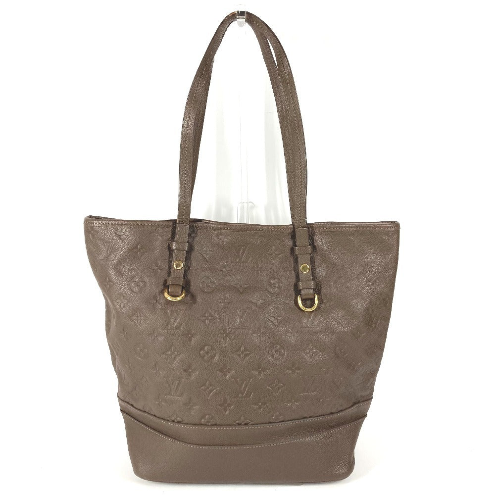 LOUIS VUITTON M40516 Monogram Empreinte Citadines PM Shoulder Bag/Bucket Tote Bag in Monogram Empreinte Leather, Unisex, Ombre Brown