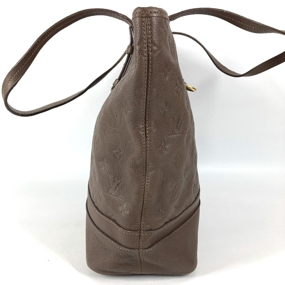 LOUIS VUITTON M40516 Monogram Empreinte Citadines PM Shoulder Bag/Bucket Tote Bag in Monogram Empreinte Leather, Unisex, Ombre Brown