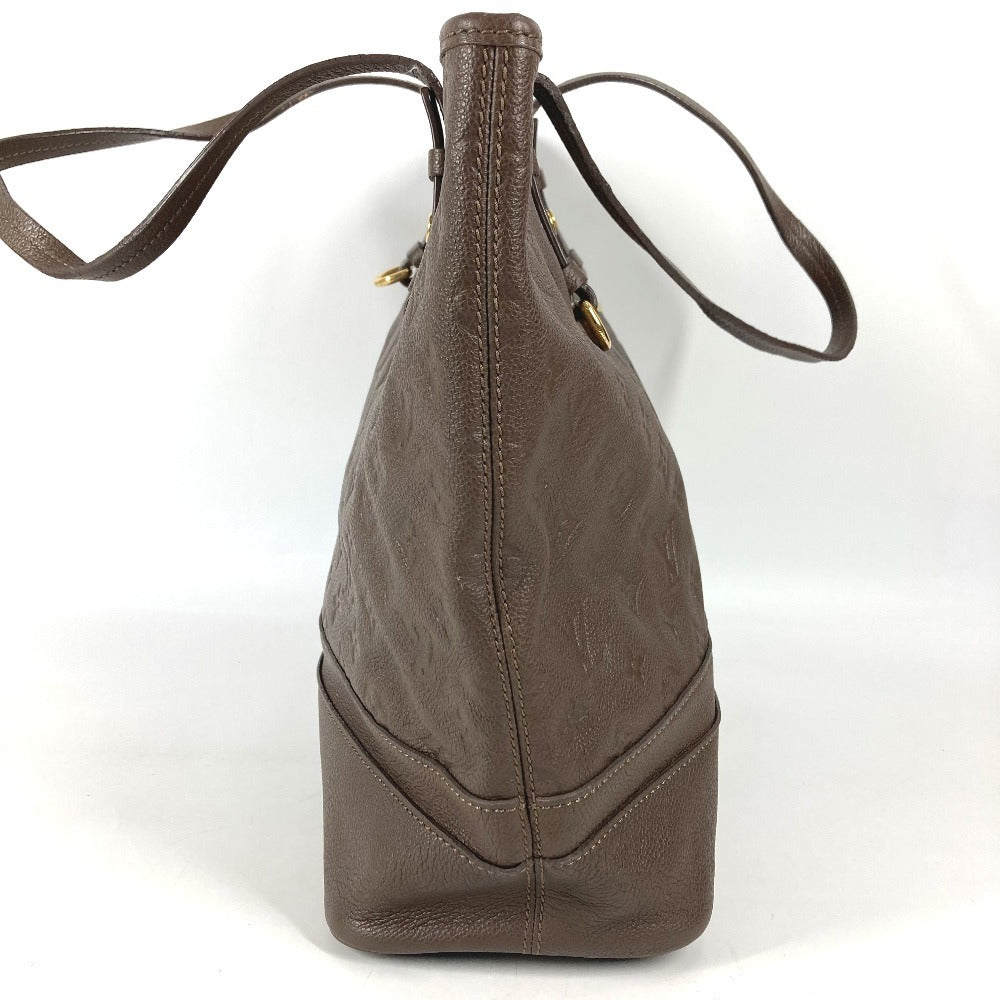 LOUIS VUITTON M40516 Monogram Empreinte Citadines PM Shoulder Bag/Bucket Tote Bag in Monogram Empreinte Leather, Unisex, Ombre Brown