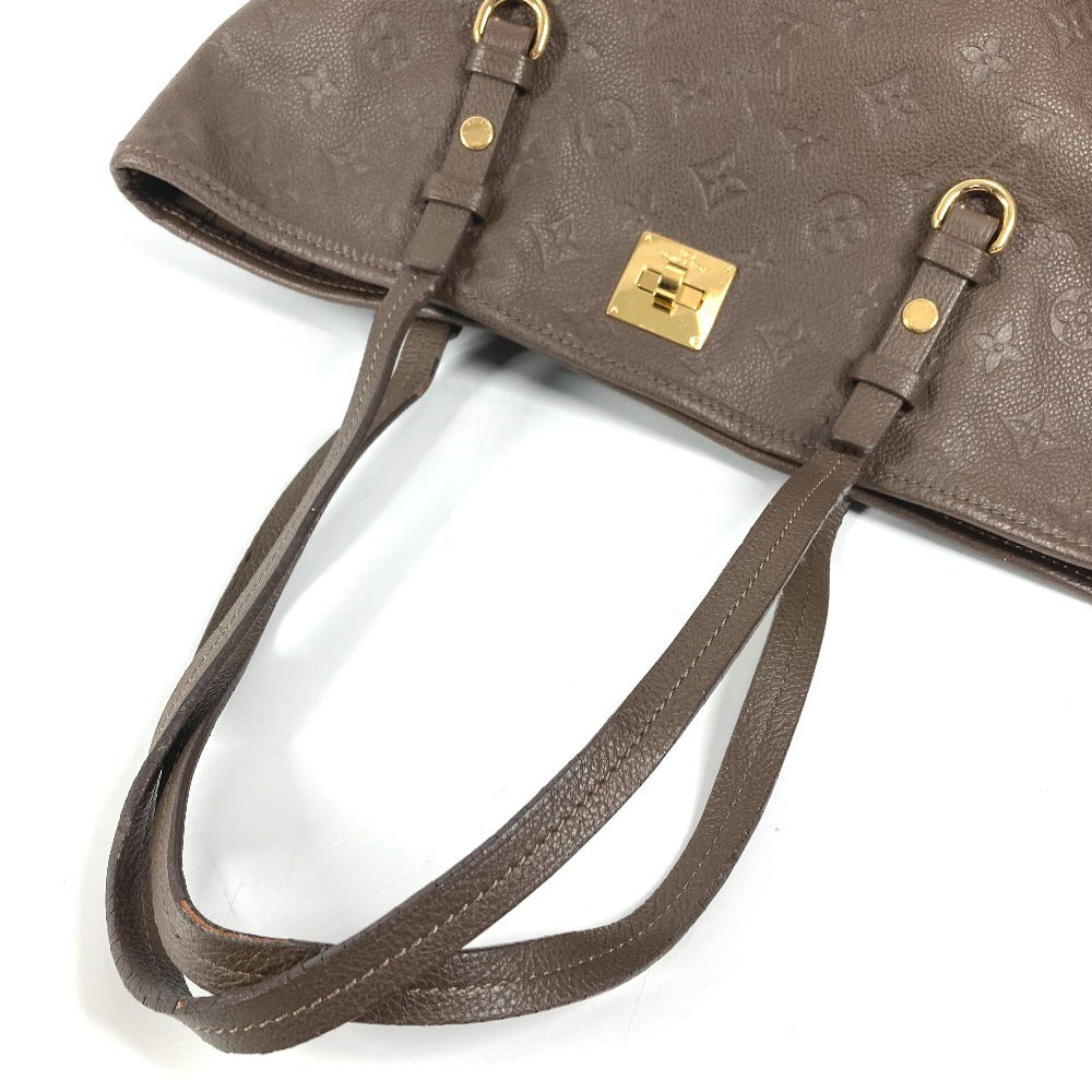 LOUIS VUITTON M40516 Monogram Empreinte Citadines PM Shoulder Bag/Bucket Tote Bag in Monogram Empreinte Leather, Unisex, Ombre Brown