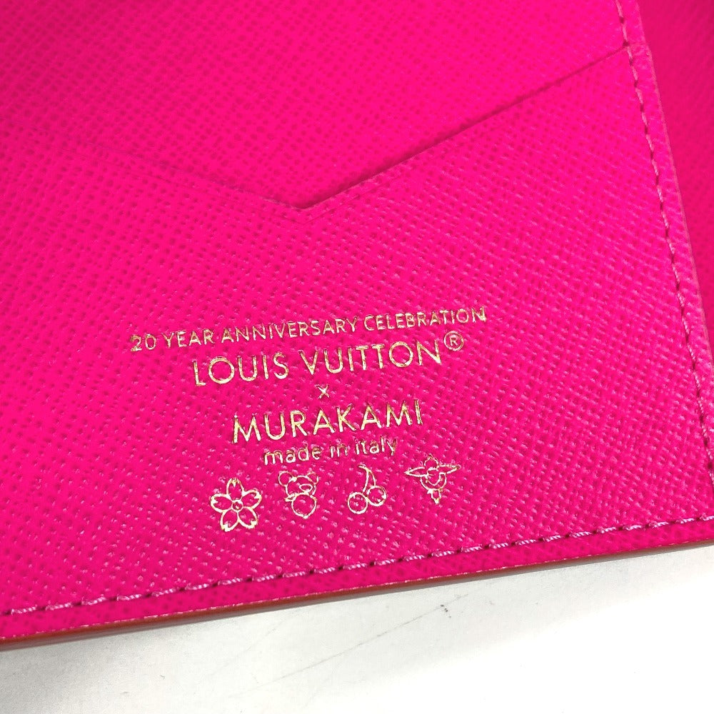 LOUIS VUITTON M14178 Monogram Multicolore by Takashi Murakami, LV x TM Passport Cover, Couverture Passport, Stationery Cover, Bi-fold Passport Case, Monogram Multicolore Canvas, Unisex, White