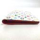 LOUIS VUITTON M14178 Monogram Multicolore by Takashi Murakami, LV x TM Passport Cover, Couverture Passport, Stationery Cover, Bi-fold Passport Case, Monogram Multicolore Canvas, Unisex, White