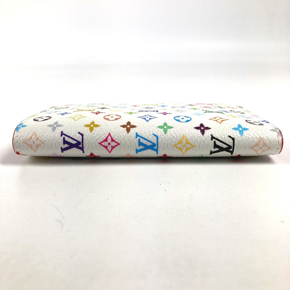 LOUIS VUITTON M14178 Monogram Multicolore by Takashi Murakami, LV x TM Passport Cover, Couverture Passport, Stationery Cover, Bi-fold Passport Case, Monogram Multicolore Canvas, Unisex, White