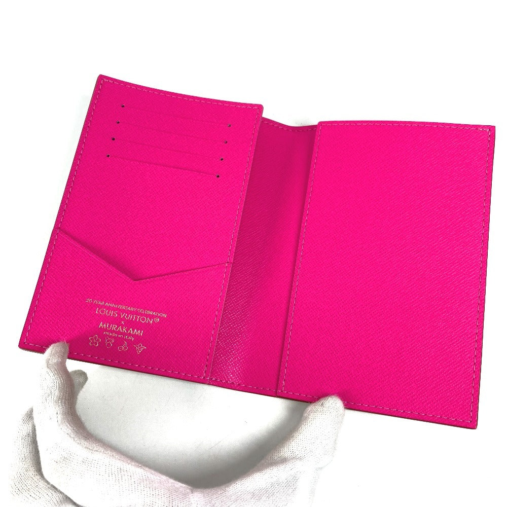 LOUIS VUITTON M14178 Monogram Multicolore by Takashi Murakami, LV x TM Passport Cover, Couverture Passport, Stationery Cover, Bi-fold Passport Case, Monogram Multicolore Canvas, Unisex, White