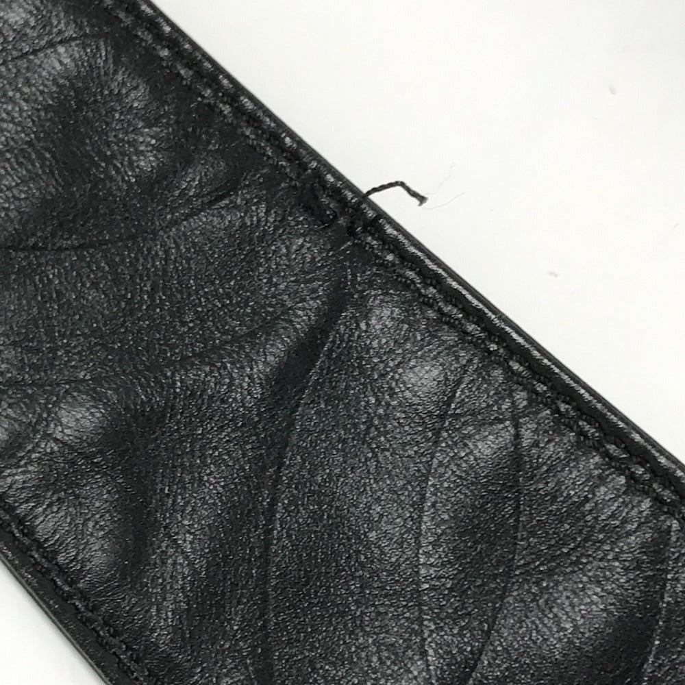 CHANEL CC ロゴ ココマーク 総柄 カバン 斜め掛け ポシェット フラップ ショルダーバッグ レザー レディース ブラック