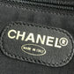 CHANEL CC ロゴ ココマーク 総柄 カバン 斜め掛け ポシェット フラップ ショルダーバッグ レザー レディース ブラック