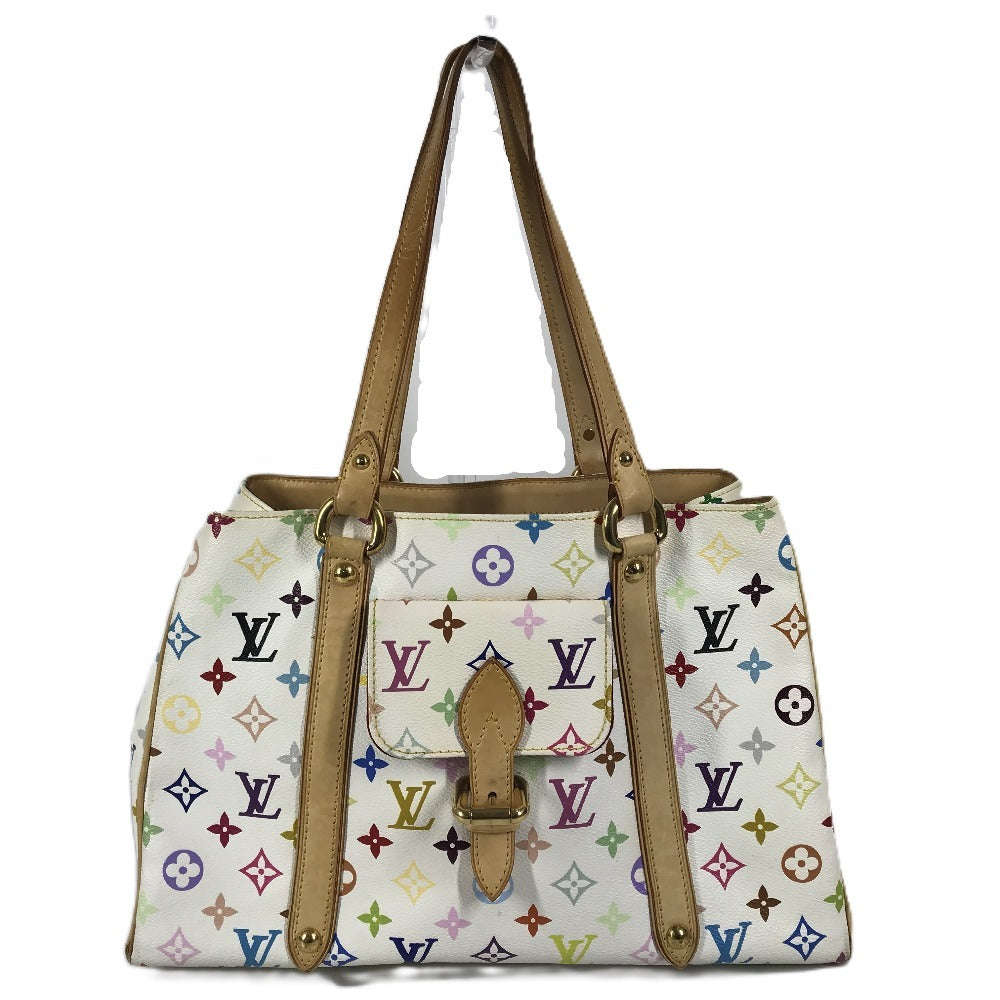 LOUIS VUITTON M40094 モノグラムマルチカラー オーレリア MM オーレリアMM カバン 肩掛け トートバッグ ショルダーバッグ モノグラムマルチカラーキャンバス レディース ブロン ホワイト