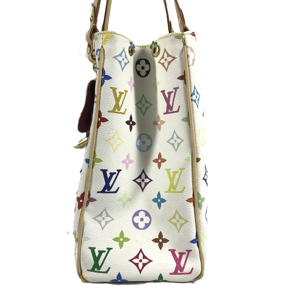 LOUIS VUITTON M40094 モノグラムマルチカラー オーレリア MM オーレリアMM カバン 肩掛け トートバッグ ショルダーバッグ モノグラムマルチカラーキャンバス レディース ブロン ホワイト