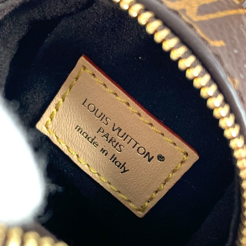 LOUIS VUITTON M02128 モノグラム ファー バッグチャーム アドラブル ベア バッグチャーム クマ リュック バックパック型 ポーチ キーホルダー モノグラムキャンバス ユニセックス ブラウン