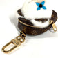 LOUIS VUITTON M02128 モノグラム ファー バッグチャーム アドラブル ベア バッグチャーム クマ リュック バックパック型 ポーチ キーホルダー モノグラムキャンバス ユニセックス ブラウン