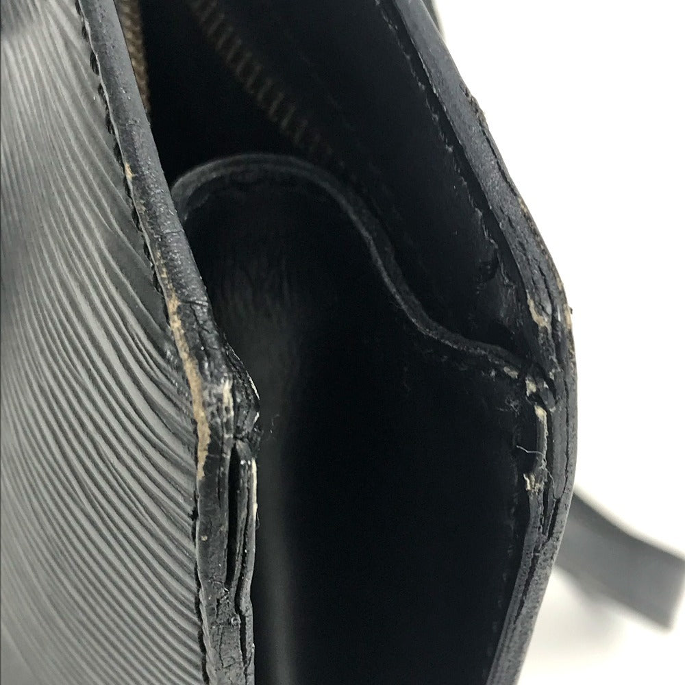 LOUIS VUITTON M52262 エピ サンジャックショッピング カバン 肩掛け ショルダーバッグ トートバッグ エピレザー レディース ノワール ブラック